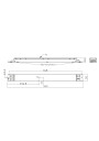 Rysunek wymiarowy LC 100W 300-1050mA 230V DA lp SNC4